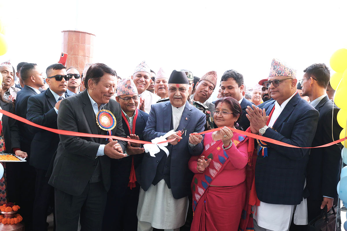 PM Oli inaugurates Damak Business Complex in Jhapa