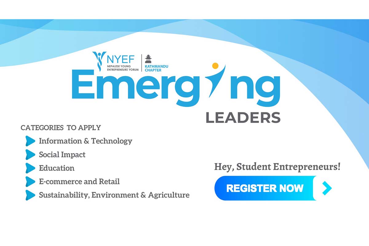 NYEF Kathmandu Chapter opens applications for 'Emerging Leaders' 2024 programme