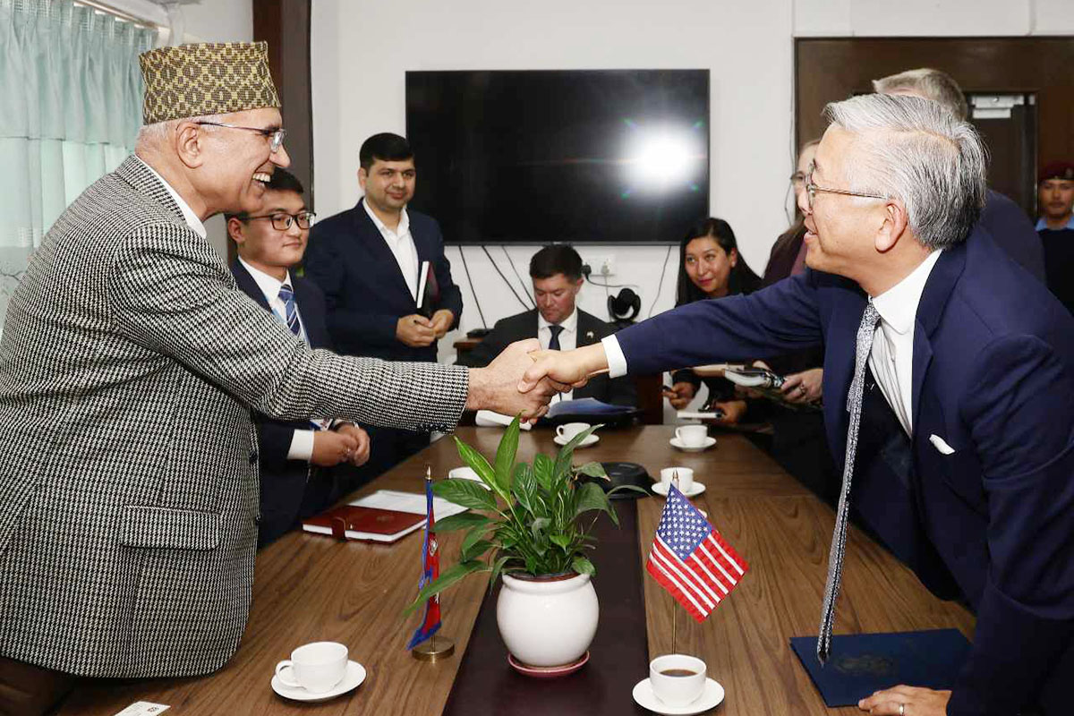 US assistant secretary of state meets Minister Paudel; economic cooperation discussed