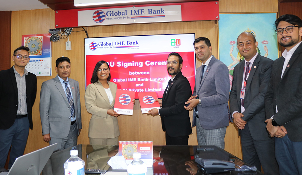 Global IME Bank and Aloi Join Forces for Sustainable Development in Nepal
