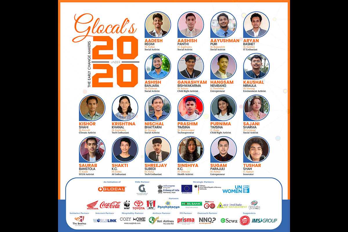 Glocal announces 20under20 for 10th edition of Glocal Teen Hero