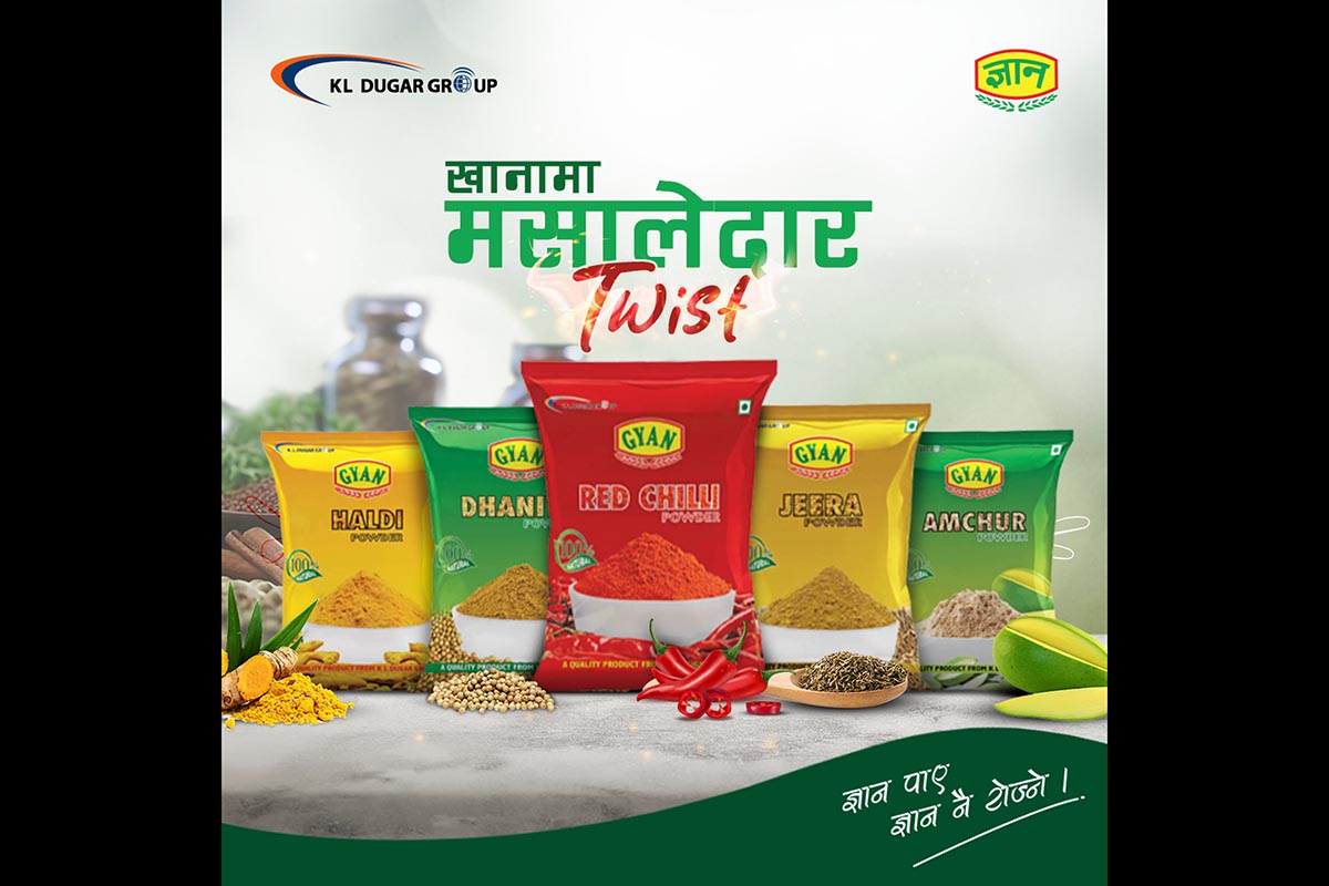 KL Dugar Group introduces five different spices under 'Gyan Masala'