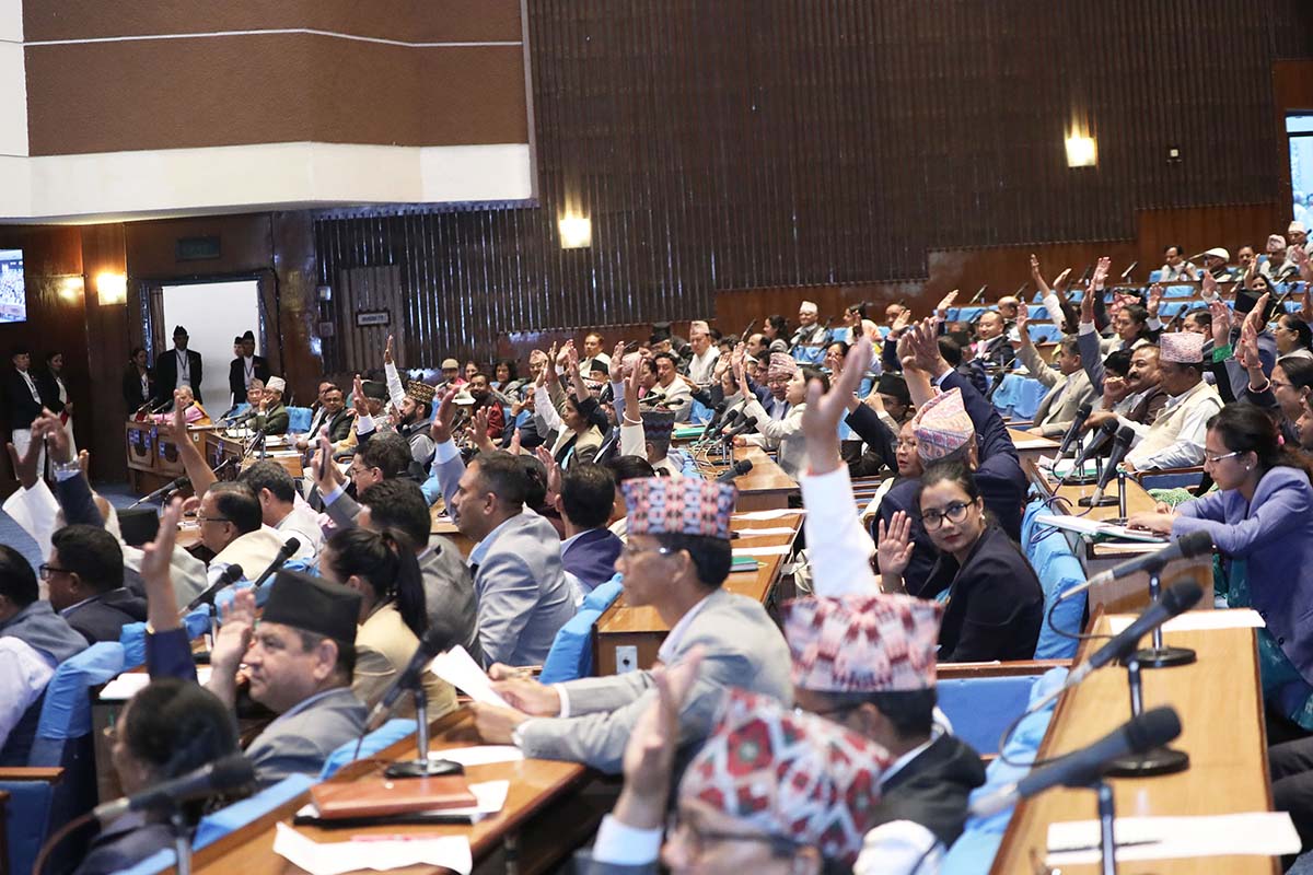 HoR endorses Finance Bill, 2081