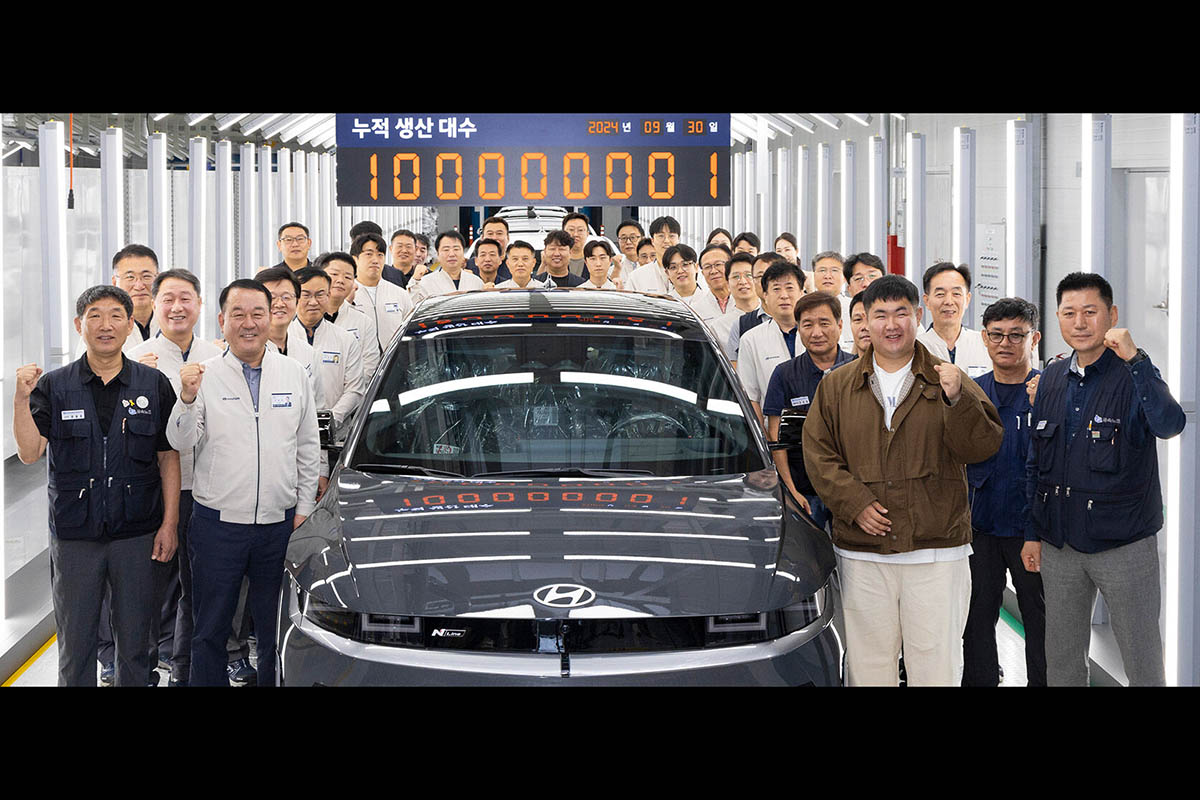 Hyundai Motor Company celebrates production of 100 million vehicles globally