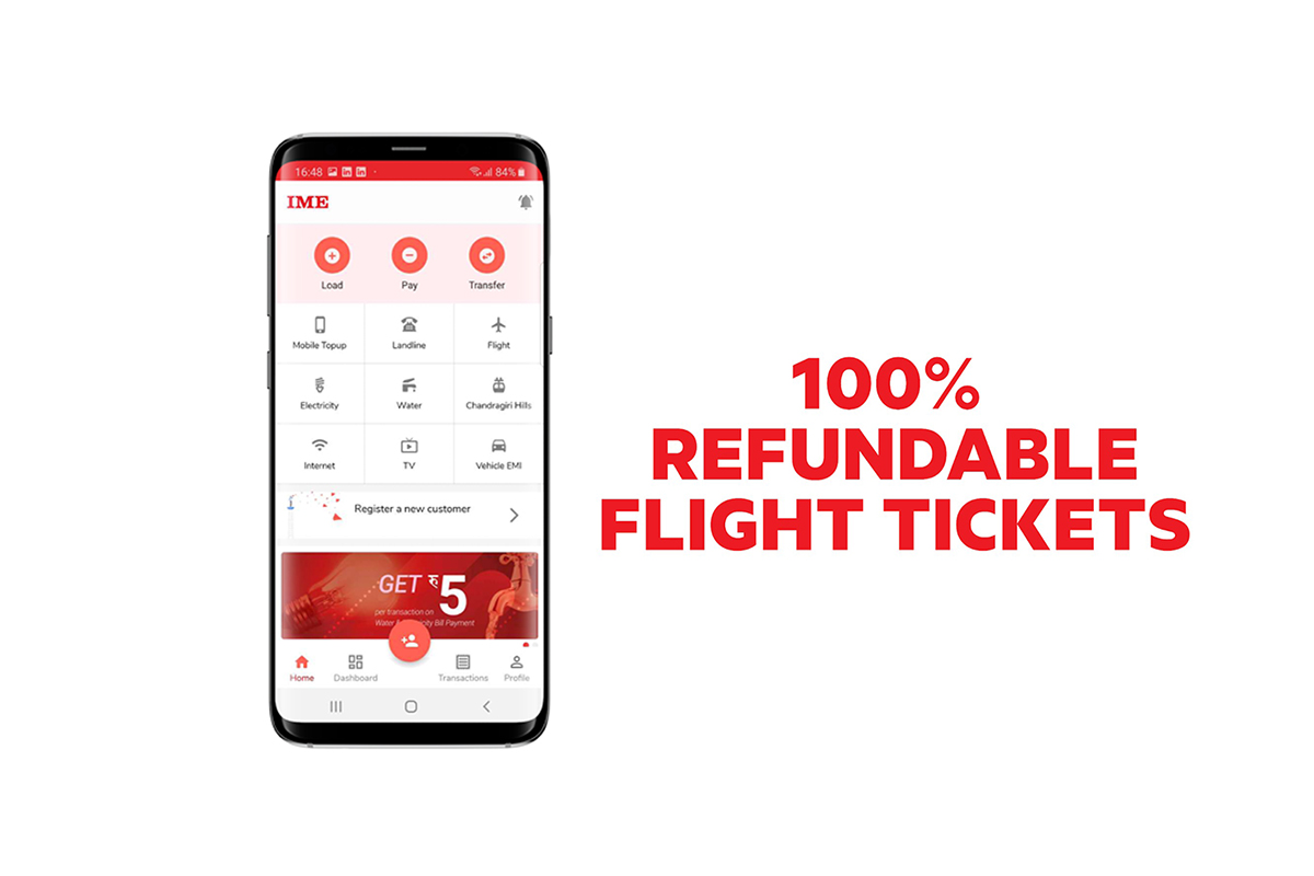 IME Pay’s refundable feature boosts domestic air ticket sales