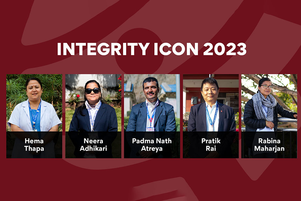 Accountability Lab Nepal makes public top 5 Integrity Icons for 2023