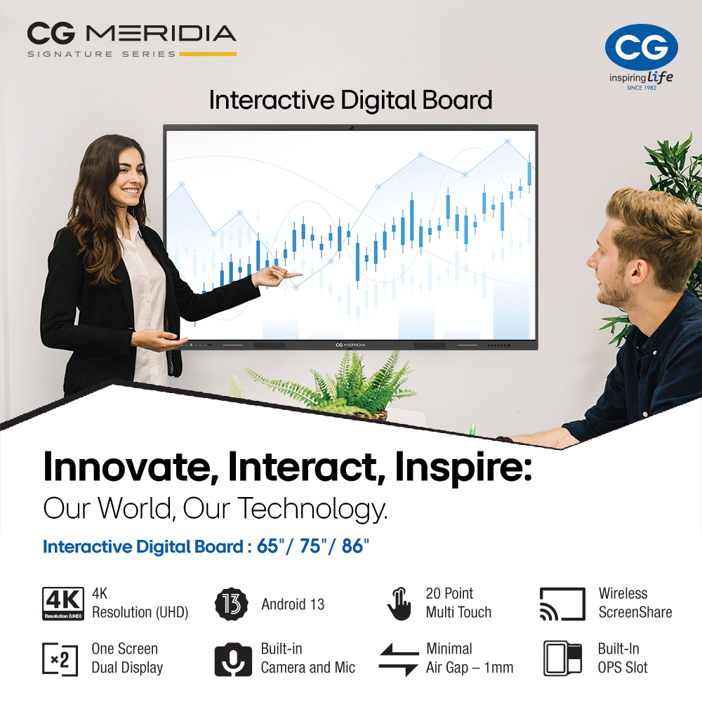 CG Brand launches Interactive White Board (IWB)