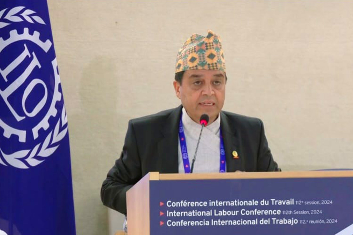 112th International Labour Conference: FNCCI President Dhakal calls for investment in Nepal 