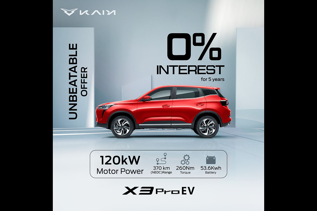 Kaiyi Nepal offers new deal on X3 Pro EV with 0% interest for 5 years