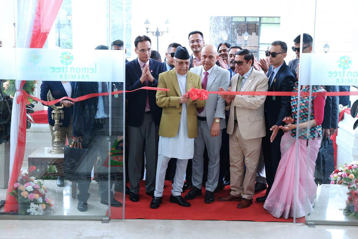 PM Oli inaugurates five-star hotel Lemon Tree Premier in Kathmandu