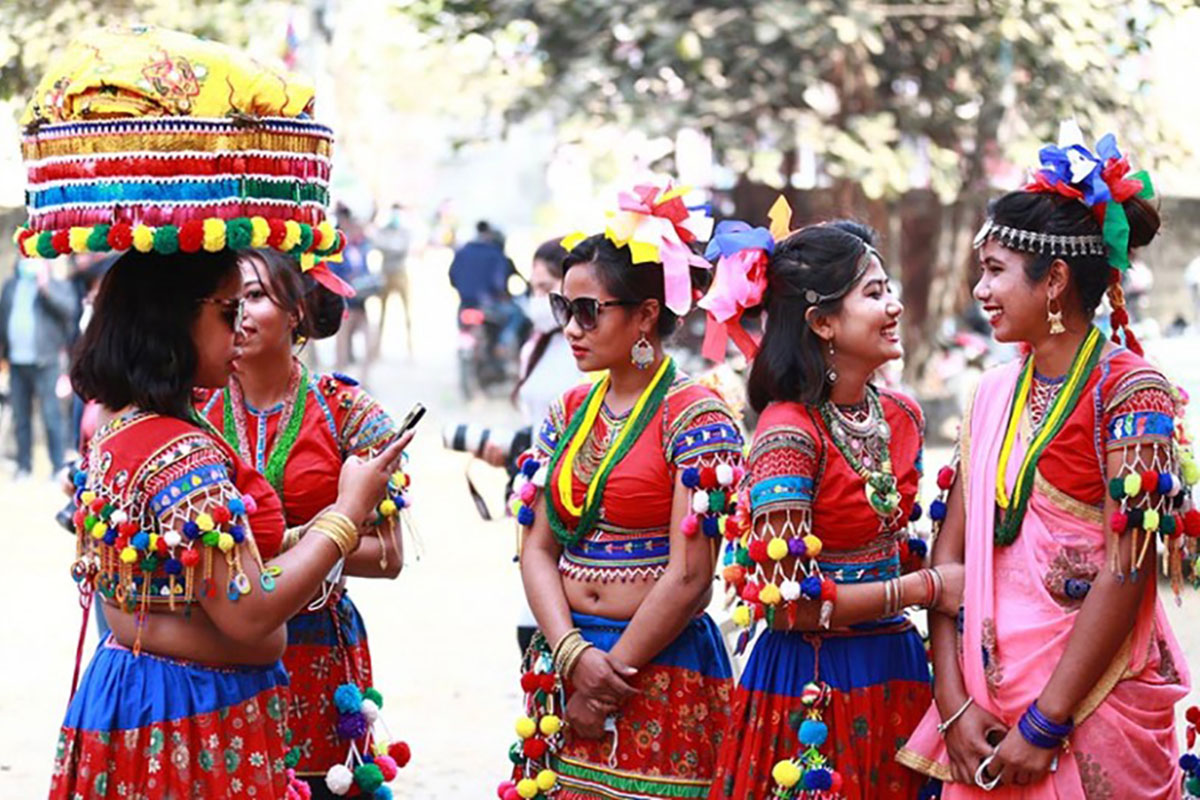 Maghe Sankranti, Ghyo Chaku Sallnhu, Maghi being observed