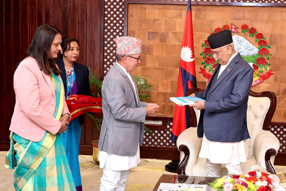 NIC submits annual report to Prime Minister Oli