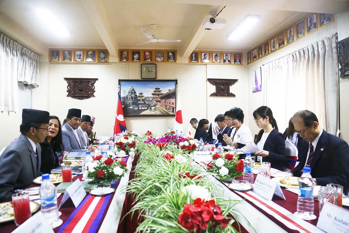 Nepal, Japan foreign ministers hold bilateral talks