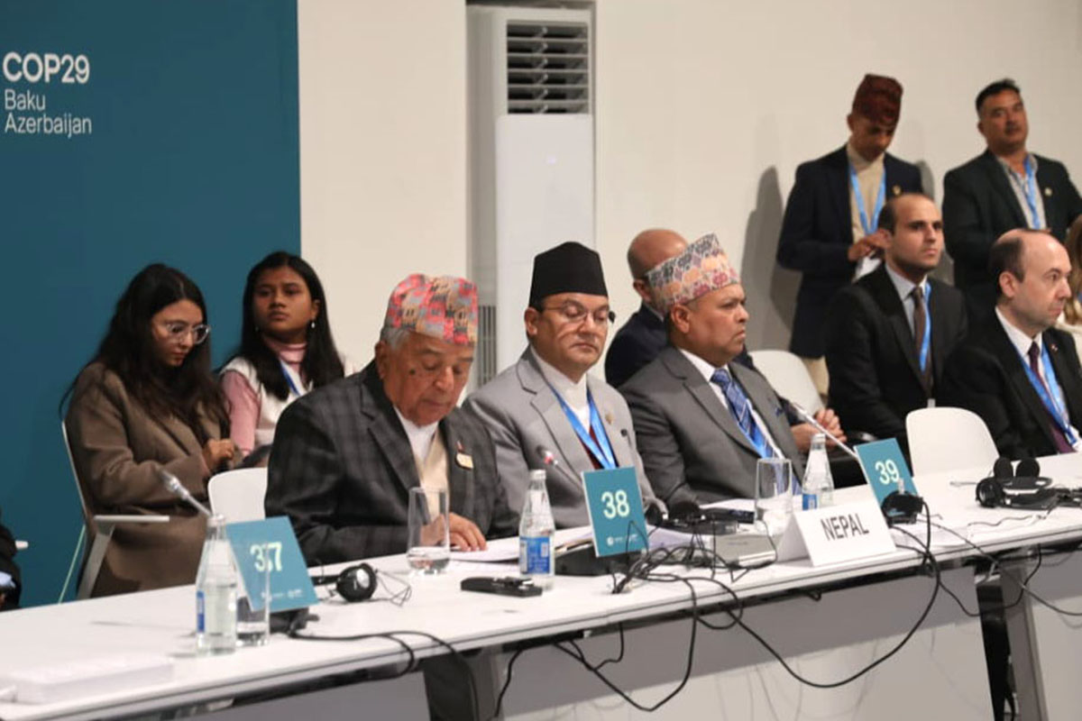 Prez Paudel urges UNSG to pressure developed countries on climate change action