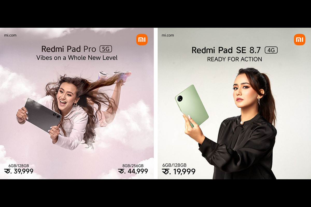 Xiaomi launches Redmi Pad Pro 5G, Redmi Pad SE 8.7 4G in Nepal