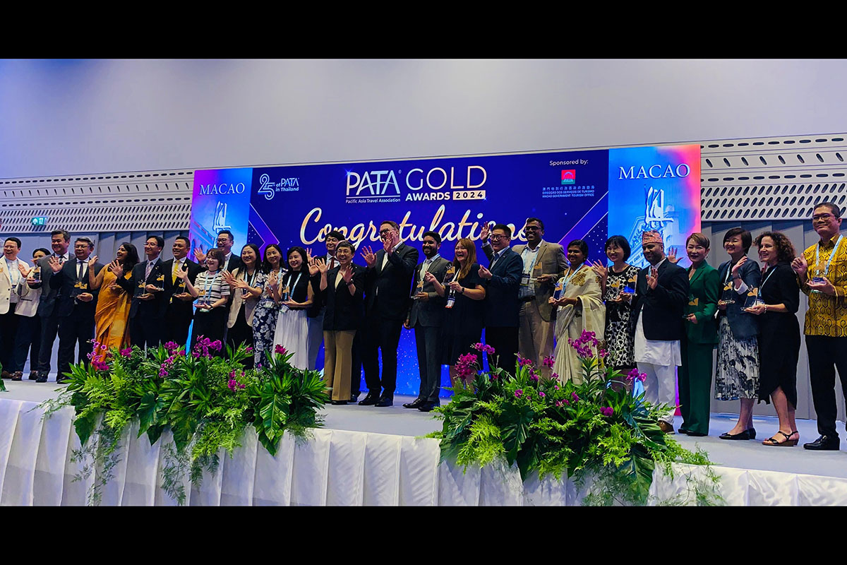 PATA Gold Award presented to Nepal's STLRP for 3rd consecutive year