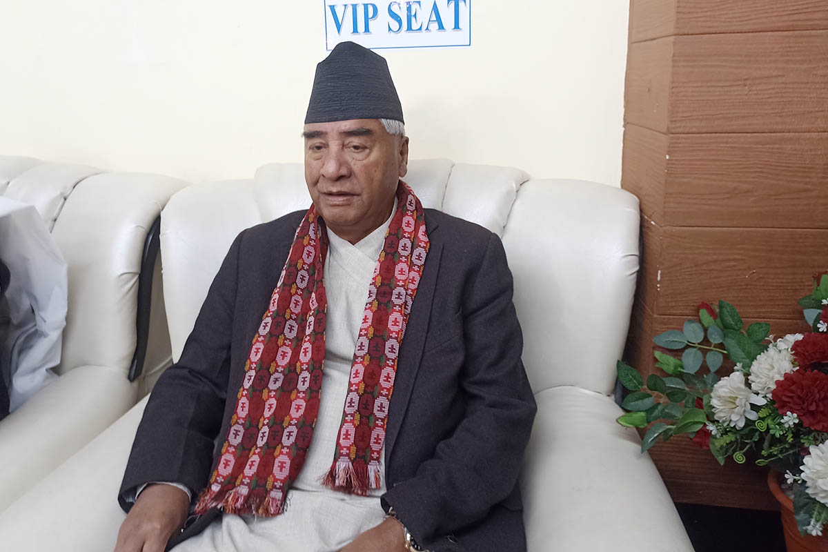 Grants preferred over loans under China's BRI: NC President Deuba