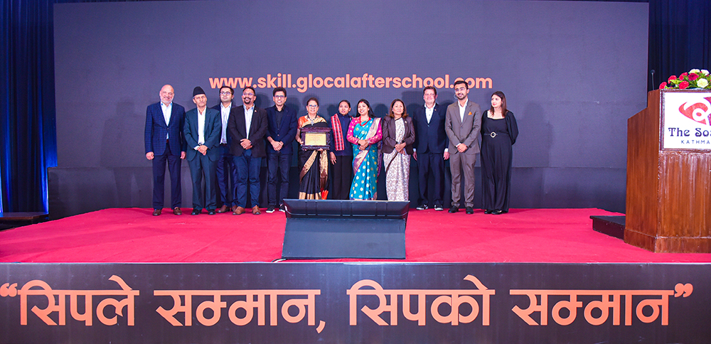 5 receive the Skill Hero Award on the Closing Ceremony of Skill Week 2024