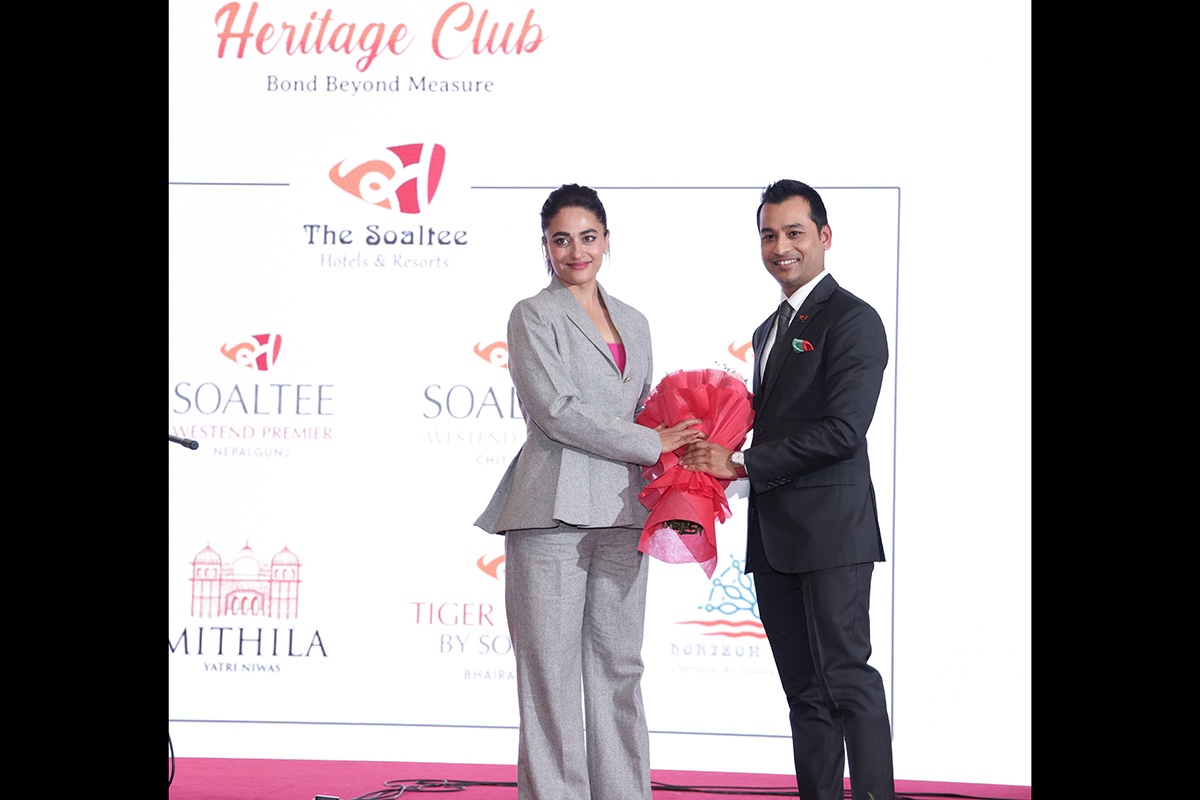 Soaltee Heritage Club launches mobile app, welcomes brand ambassador Surakshya Pant