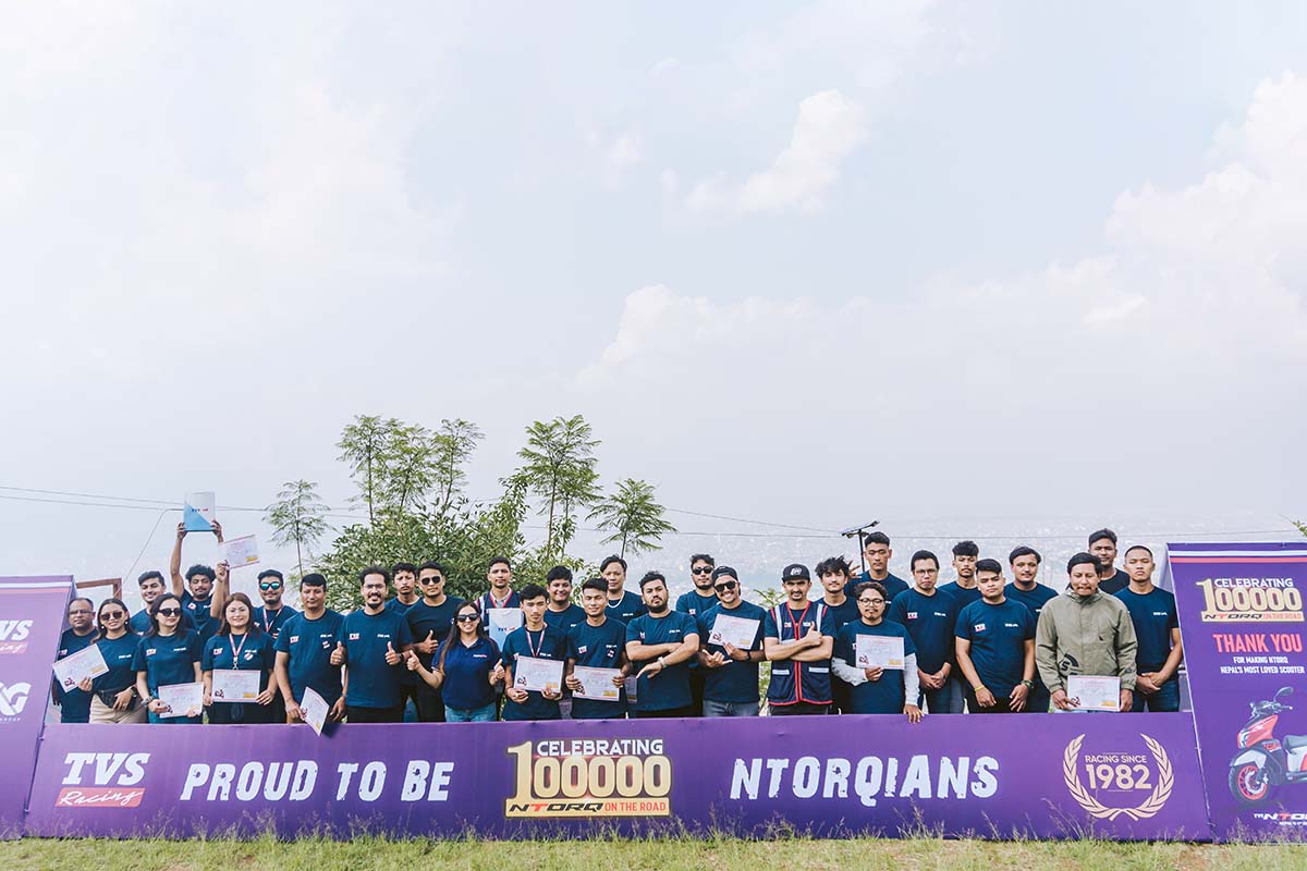 Jagdamba Motors marks 100K TVS NTORQians on the road with NOG ride