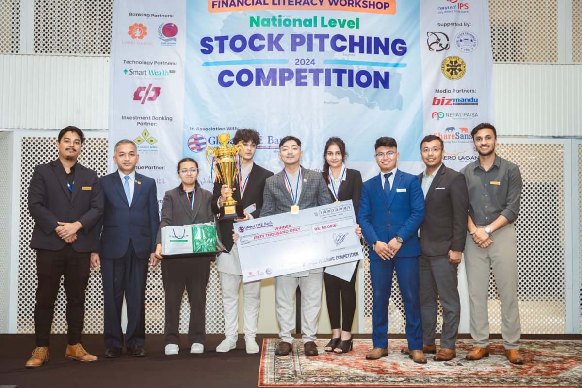 KCM’s Mt Manaslu team wins National Level Stock Pitching Competition  2024