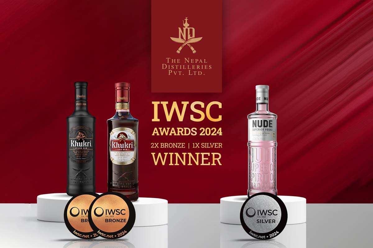 The Nepal Distilleries triumphs at IWSC Awards 2024, bags 3 medals for premium spirits