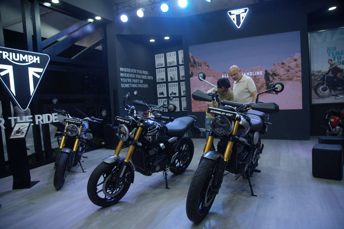 HH & Co launches Triumph Speed 400, Scrambler 400 X at NADA Auto Show