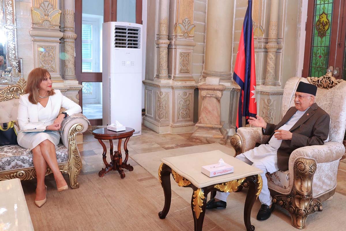 UN Resident Coordinator meets PM Oli, pledges continued support for Nepal’s development