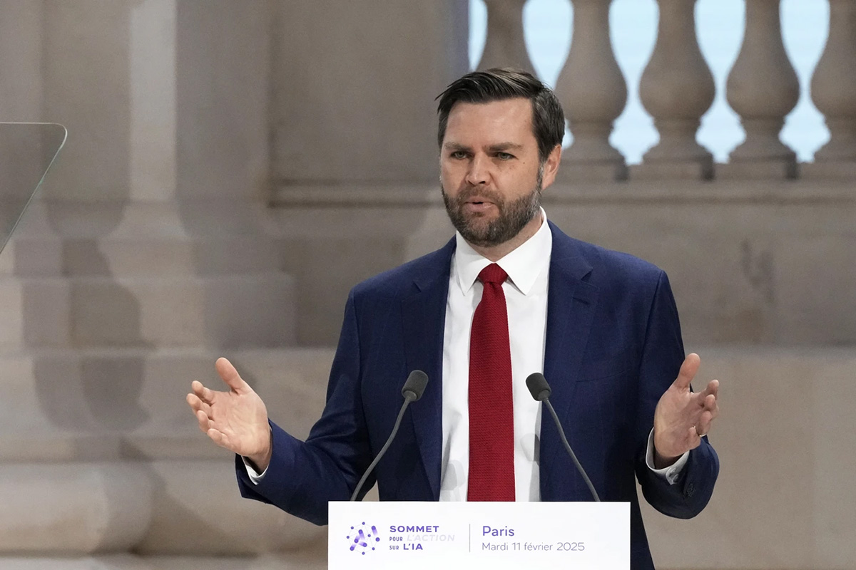 JD Vance rails against ‘excessive regulation’ of AI at Paris summit