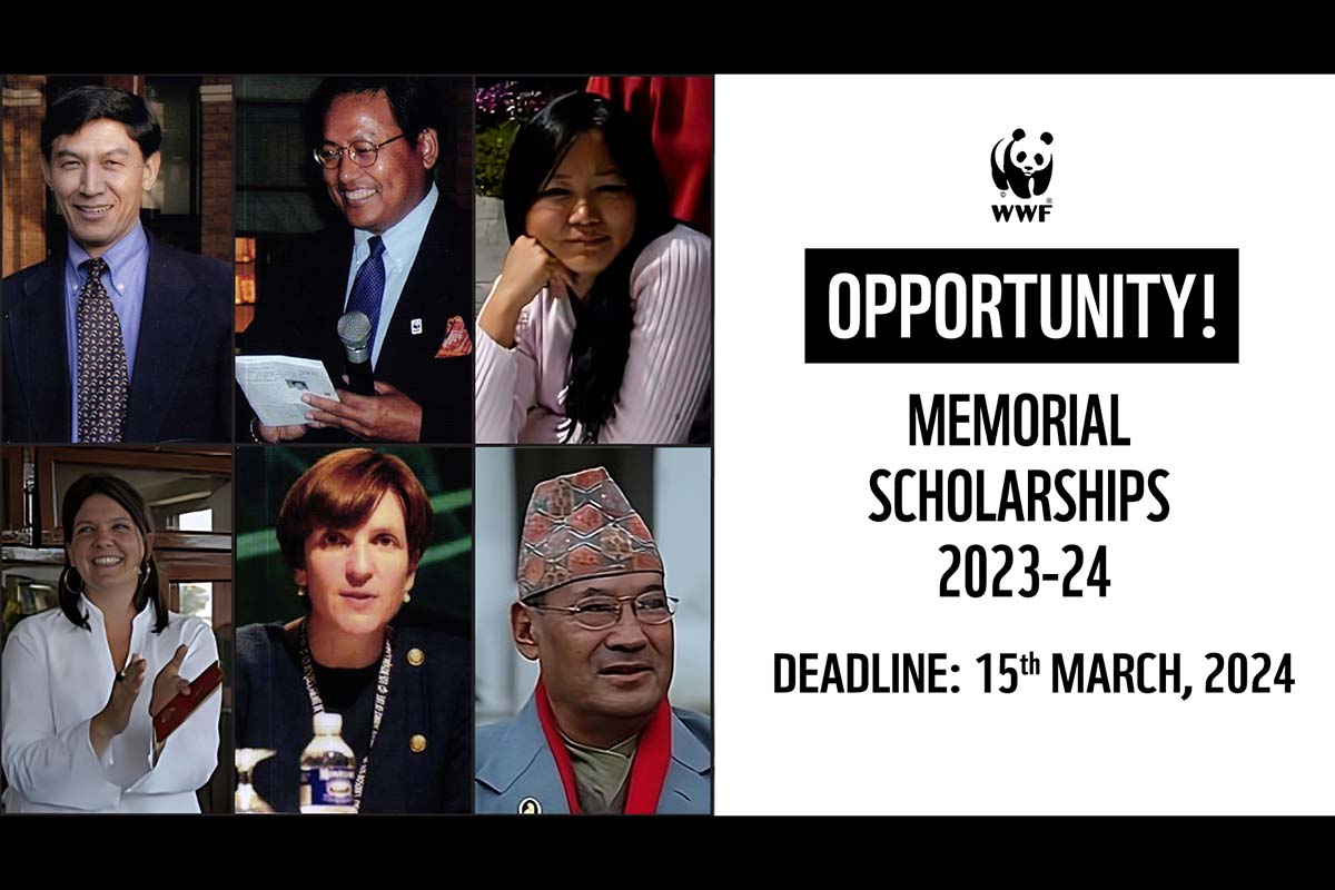 WWF Nepal calls for applications for WWF Memorial Scholarships 2023/24
