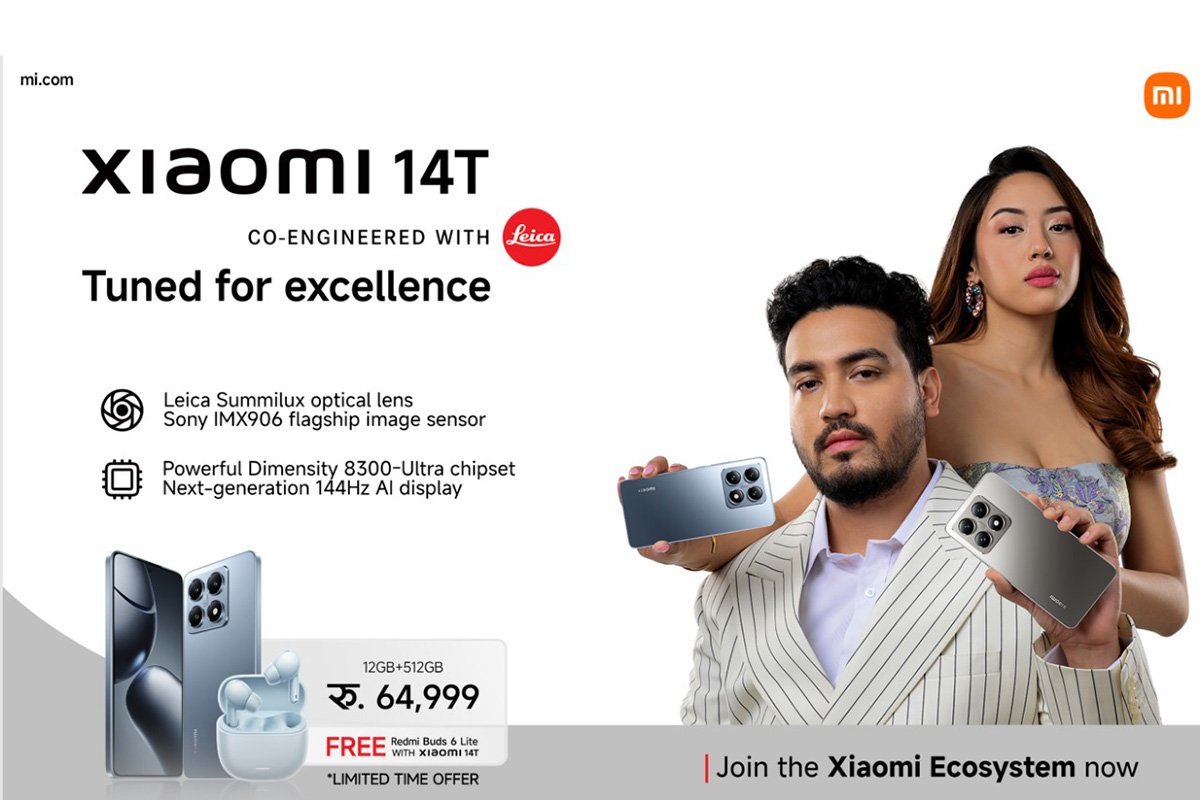 Xiaomi 14T smartphone launched in Nepal